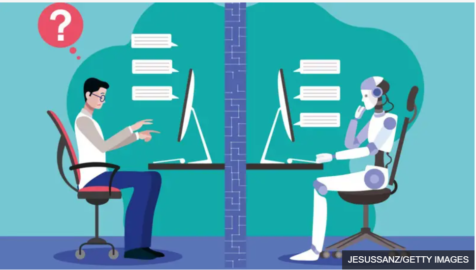 هل يمكننا التمييز بين التحدّث إلى البشر أو الذكاء الاصطناعي؟